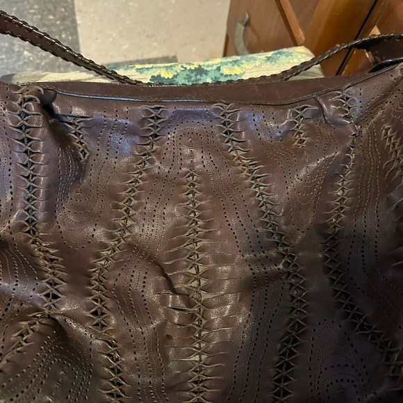 Theory dark brown leather bag - Picture 5 of 5